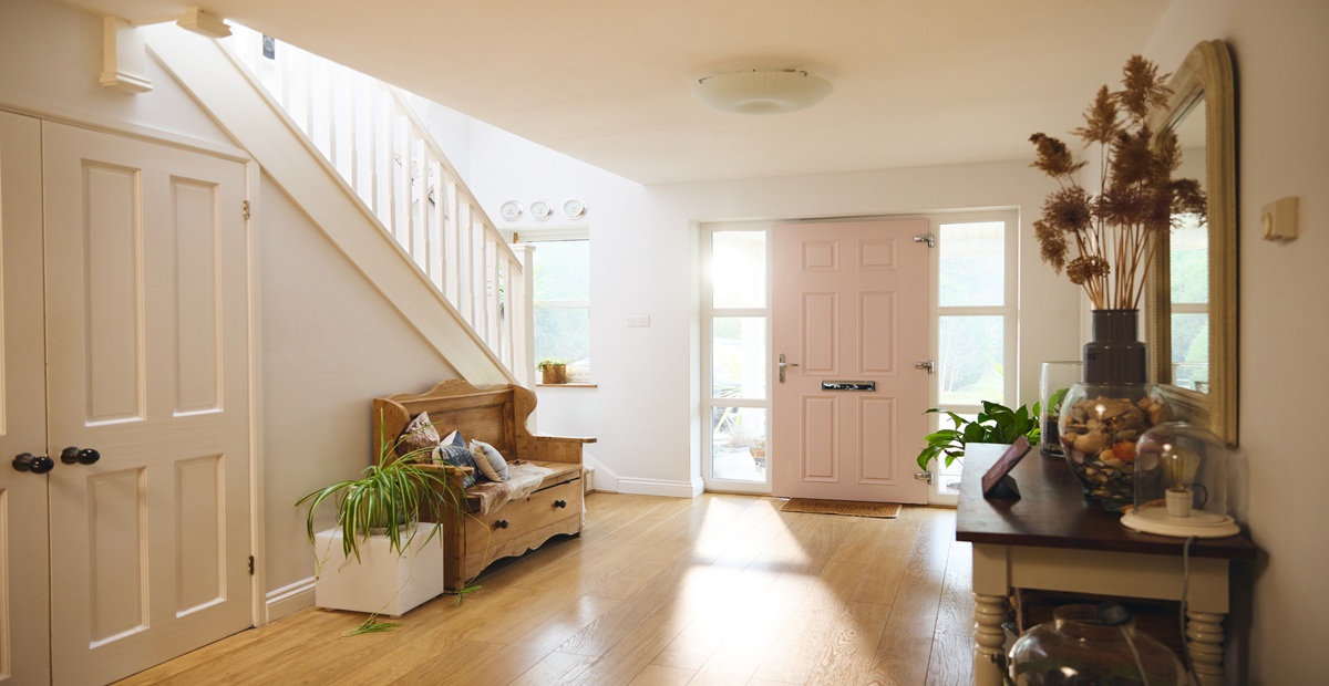 hall simple plywood arch design