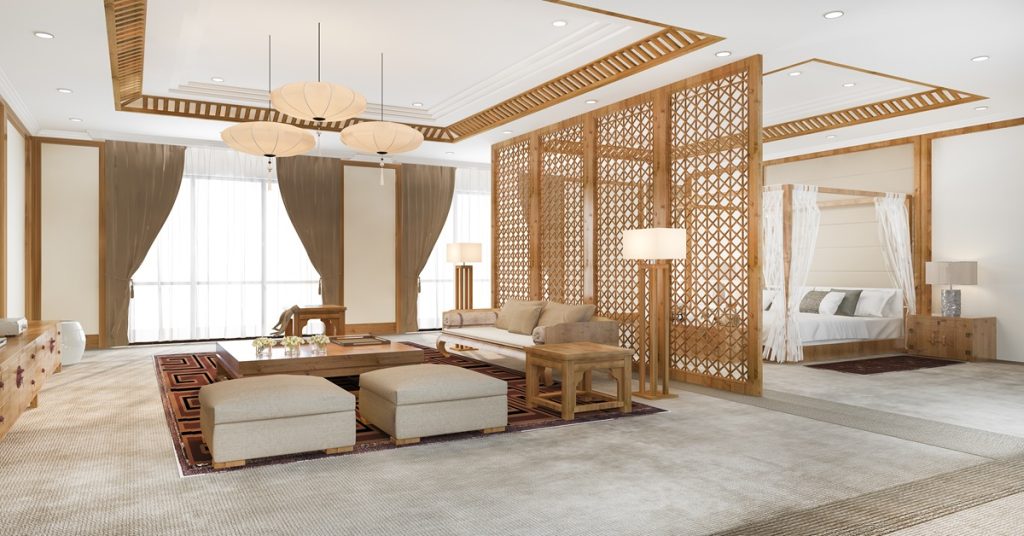 Unique Living Room Partition Design