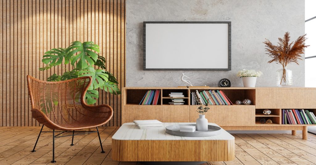 plywood in modern homes