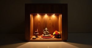 plywood temple design