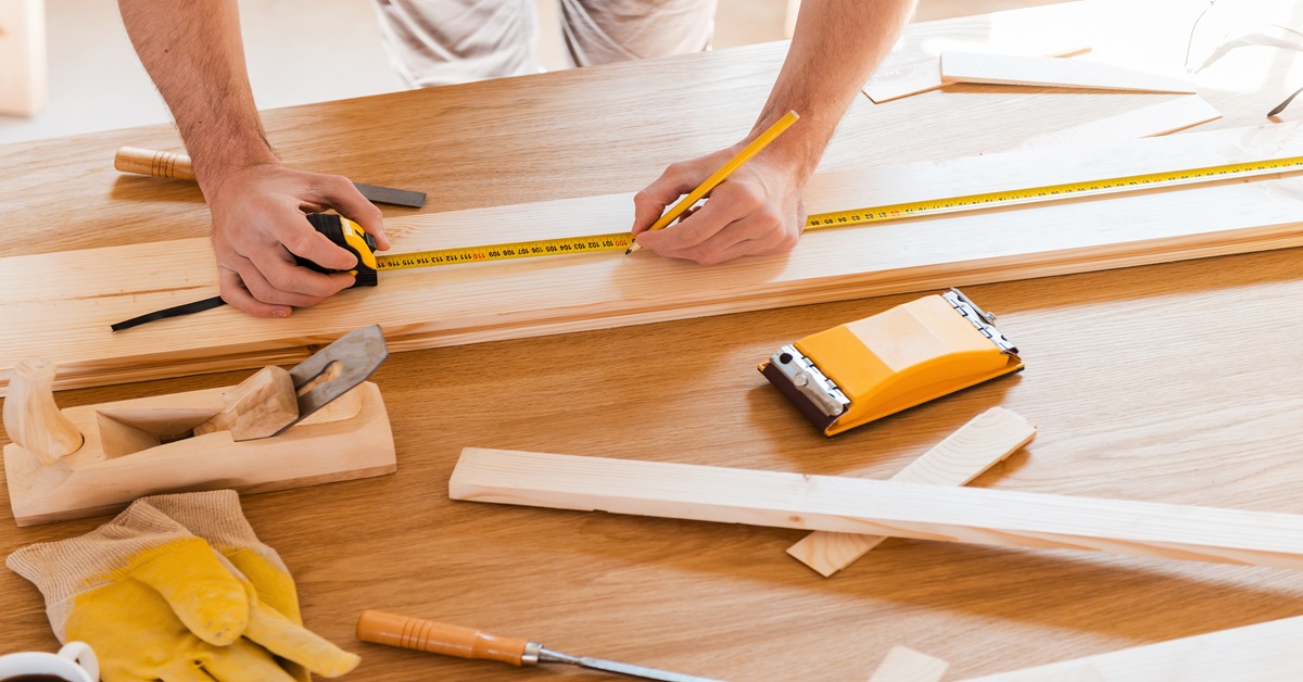 plywood measuring guide