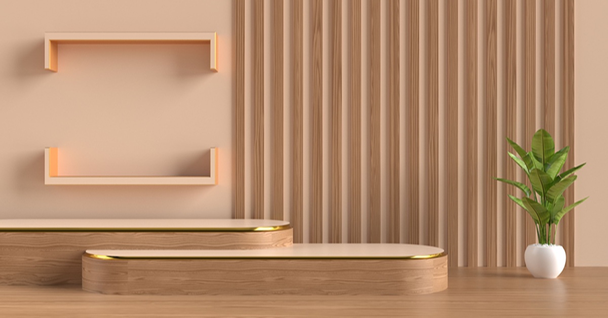 interior design trends using calibrated plywood finishes