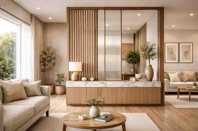 How to Choose the Right Material for Living Room Wall Partitions by Wigwamply