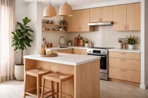 Plywood options for small kitchen renovation.