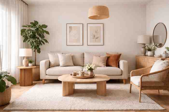 Simple and budget-friendly living room decoration ideas.