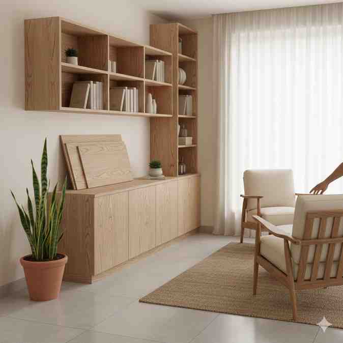 Premium Wigwamply plywood sheets highlighting quality certifications and furniture applications.