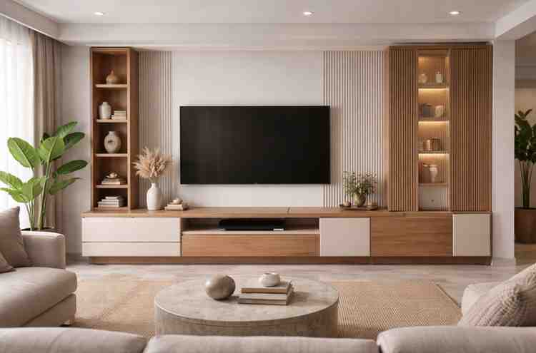 Latest Modular TV Unit Designs for Compact & Large Living Spaces