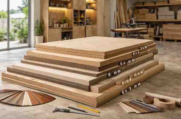 Plywood Sizes in India