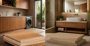 BWP Plywood or HDHMR Board
