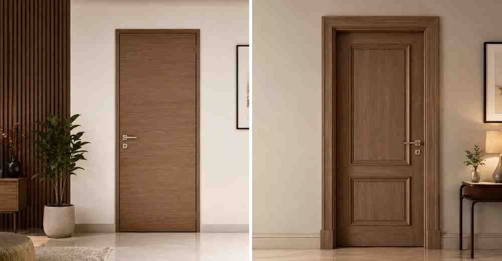 Flush Wood Doors vs Traditional Doors