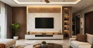 Main Hall Modern TV Unit Design