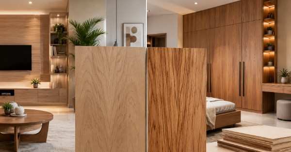 Recon Face Plywood vs Natural Veneer Plywood