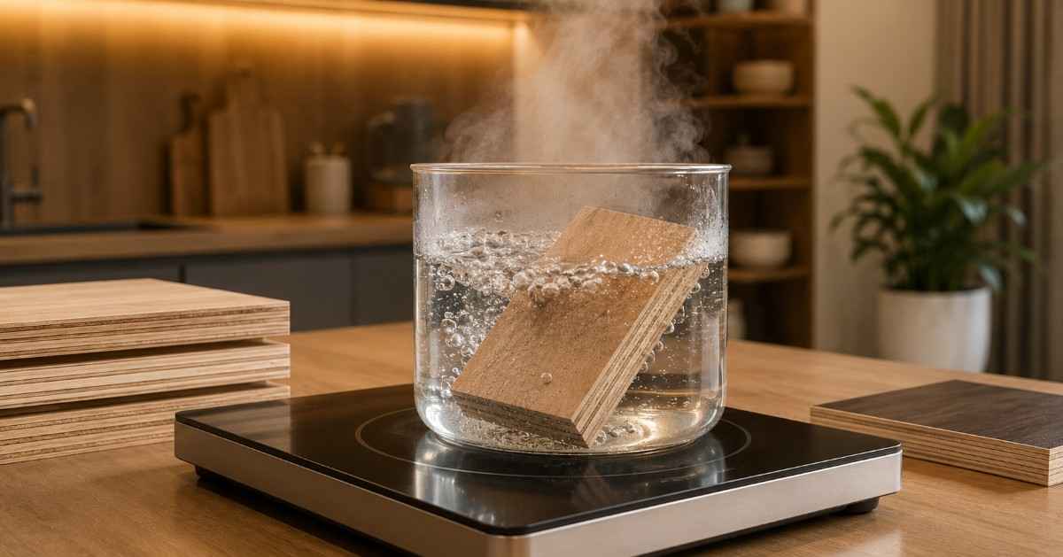 Boiling Water Test of Plywood