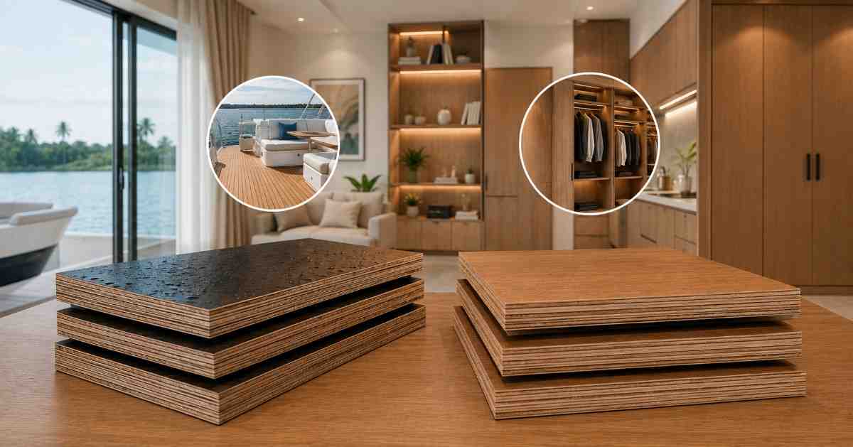 Marine Plywood vs Commercial Plywood