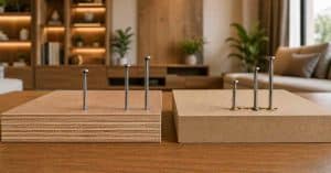 Nail Holding Strength HDHMR vs Plywood