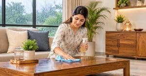 Protect Wooden Furniture from Monsoon Moisture in India