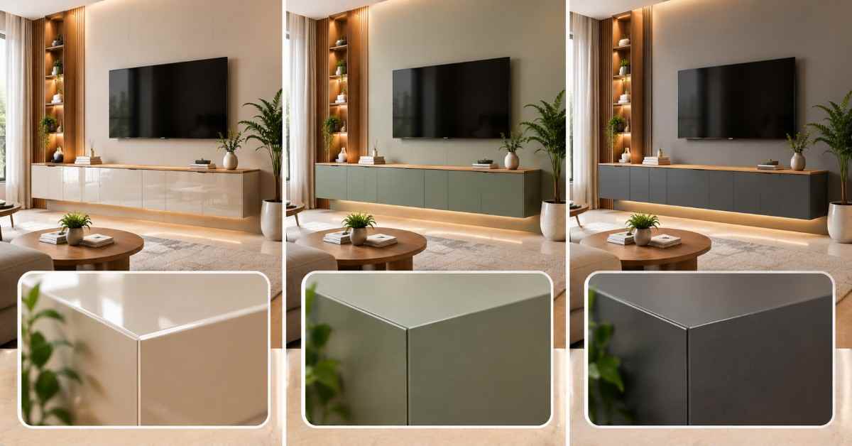 matte vs glossy laminate